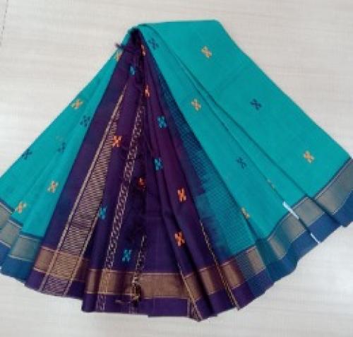 MANAMEDU COTTON SAREES WITH BLOUSE
